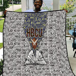HBCU Black History Legacy Quilt Word Cloud African Shield Knowledge Book