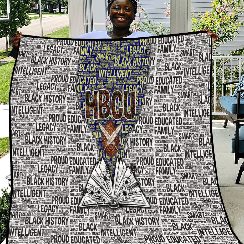 HBCU Black History Legacy Quilt Word Cloud African Shield Knowledge Book