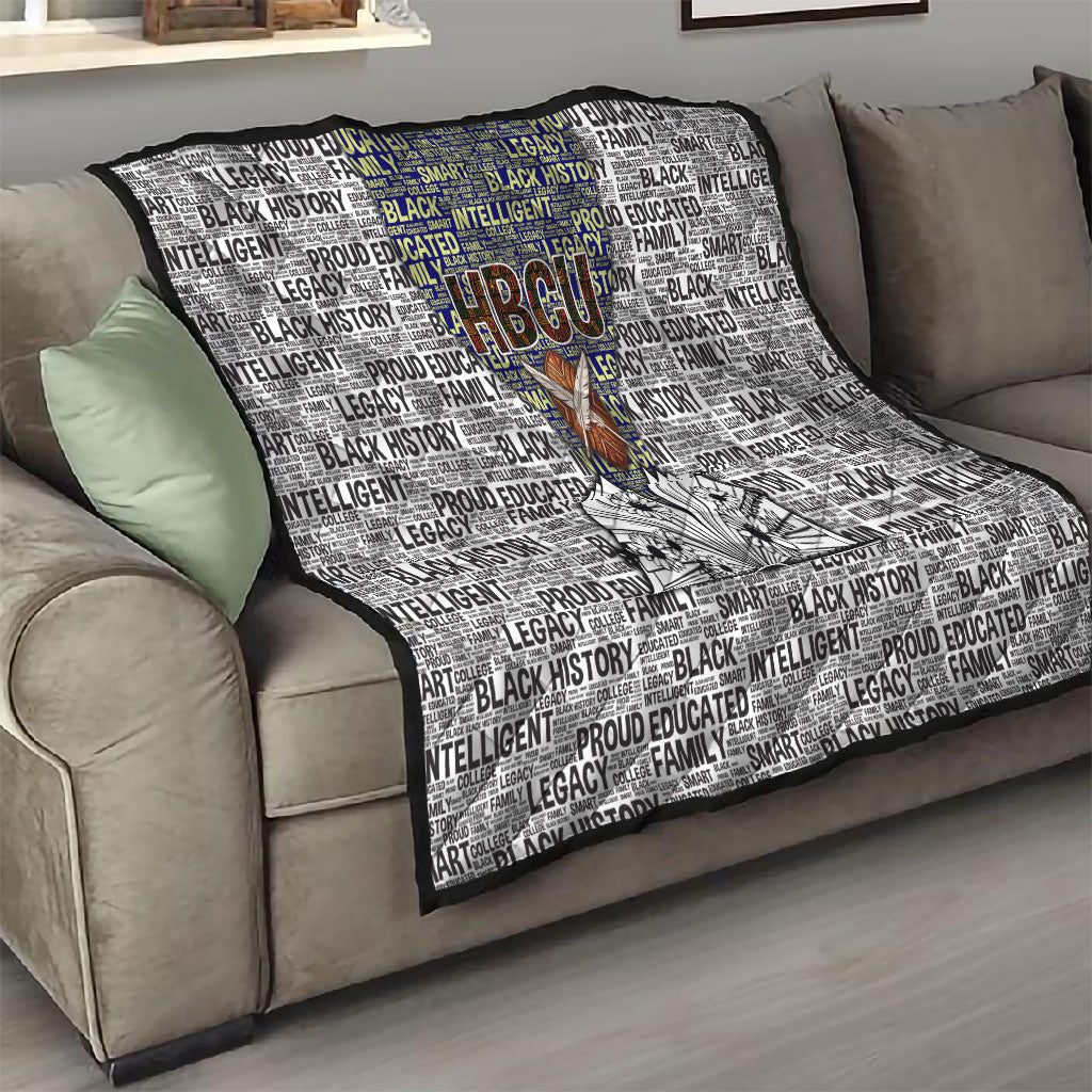 HBCU Black History Legacy Quilt Word Cloud African Shield Knowledge Book