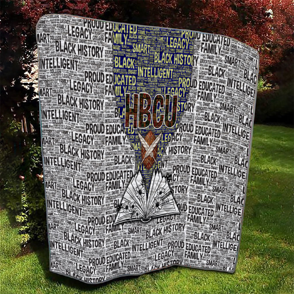 HBCU Black History Legacy Quilt Word Cloud African Shield Knowledge Book