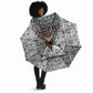 HBCU Black History Legacy Umbrella Word Cloud African Shield Knowledge Book