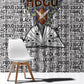 HBCU Black History Legacy Window Curtain Word Cloud African Shield Knowledge Book