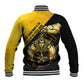 Nobles Shriners Pharaoh Baseball Jacket Egyptian Pharaoh King Tut Art With Gold Scimitar Emblem
