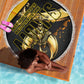 Nobles Shriners Pharaoh Beach Blanket Egyptian Pharaoh King Tut Art With Gold Scimitar Emblem