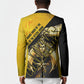 Nobles Shriners Pharaoh Blazer Egyptian Pharaoh King Tut Art With Gold Scimitar Emblem