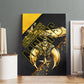 Nobles Shriners Pharaoh Canvas Wall Art Egyptian Pharaoh King Tut Art With Gold Scimitar Emblem