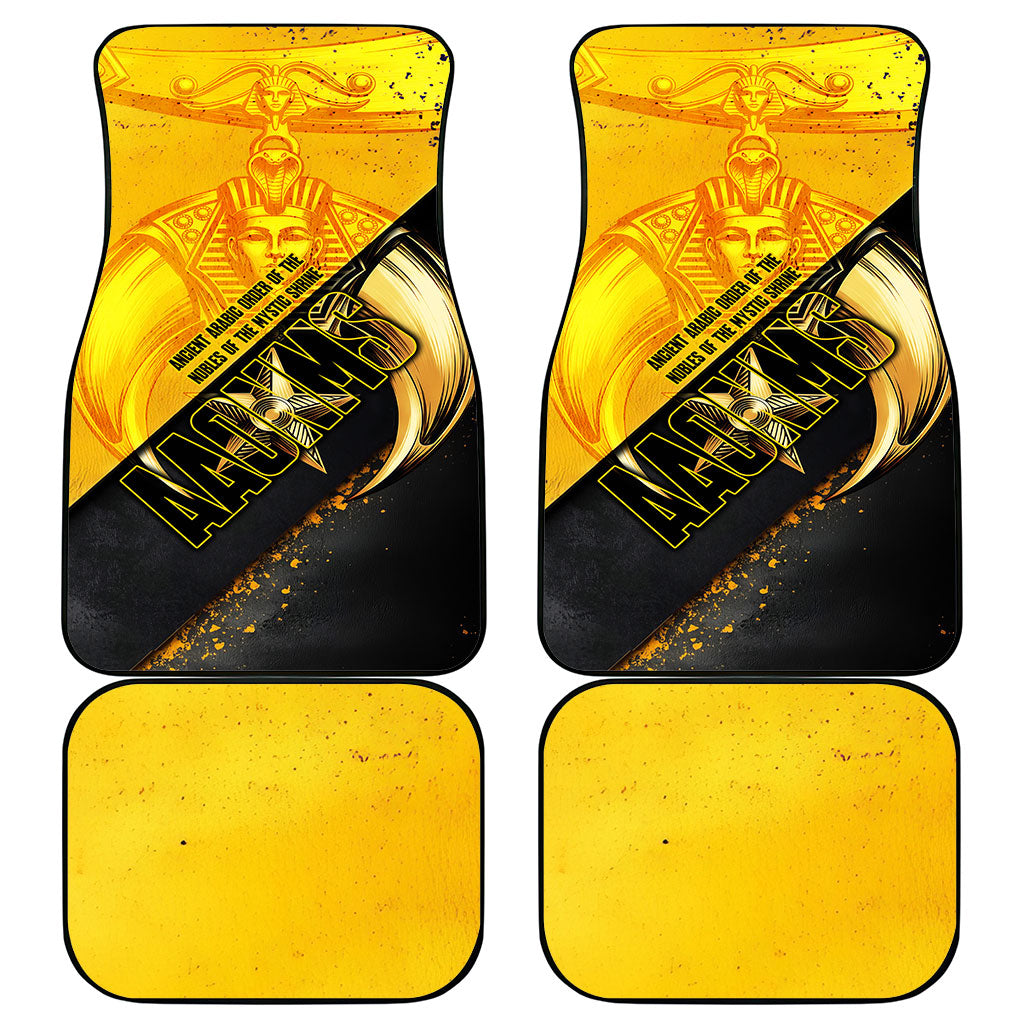 Nobles Shriners Pharaoh Car Mats Egyptian Pharaoh King Tut Art With Gold Scimitar Emblem