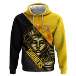 Nobles Shriners Pharaoh Hoodie Egyptian Pharaoh King Tut Art With Gold Scimitar Emblem