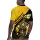 Nobles Shriners Pharaoh Rugby Jersey Egyptian Pharaoh King Tut Art With Gold Scimitar Emblem