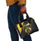 Nobles Shriners Pharaoh Shoulder Handbag Egyptian Pharaoh King Tut Art With Gold Scimitar Emblem