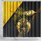 Nobles Shriners Pharaoh Shower Curtain Egyptian Pharaoh King Tut Art With Gold Scimitar Emblem