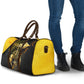 Nobles Shriners Pharaoh Travel Bag Egyptian Pharaoh King Tut Art With Gold Scimitar Emblem