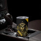 Nobles Shriners Pharaoh Tumbler Cup Egyptian Pharaoh King Tut Art With Gold Scimitar Emblem