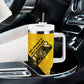 Nobles Shriners Pharaoh Tumbler With Handle Egyptian Pharaoh King Tut Art With Gold Scimitar Emblem
