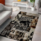 African People's Free Food Program Area Rug Black Panther Newspaper Collage Black Panther Party