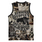 African People's Free Food Program Basketball Jersey Black Panther Newspaper Collage Black Panther Party