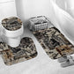 African People's Free Food Program Bathroom Set Black Panther Newspaper Collage Black Panther Party