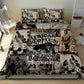 African People's Free Food Program Bedding Set Black Panther Newspaper Collage Black Panther Party