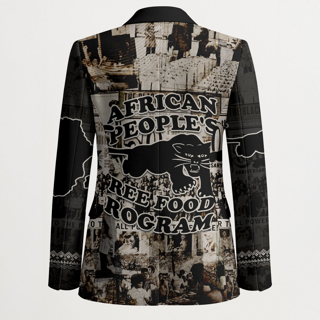 African People's Free Food Program Blazer Black Panther Newspaper Collage Black Panther Party