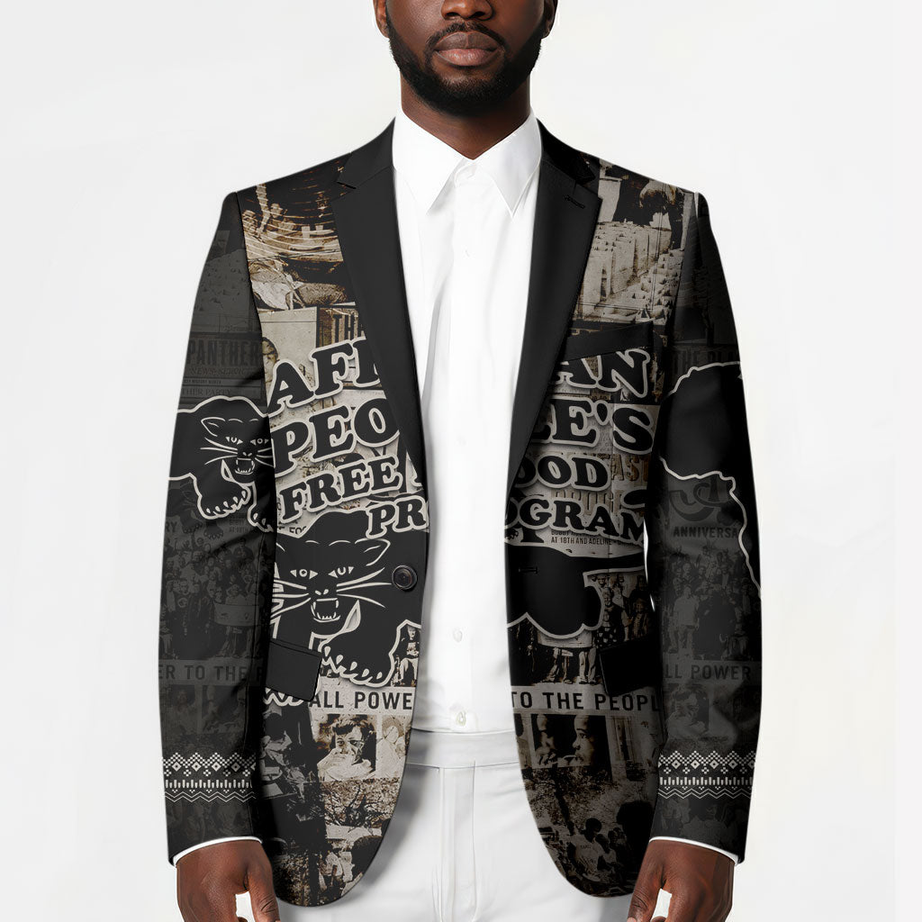 African People's Free Food Program Blazer Black Panther Newspaper Collage Black Panther Party