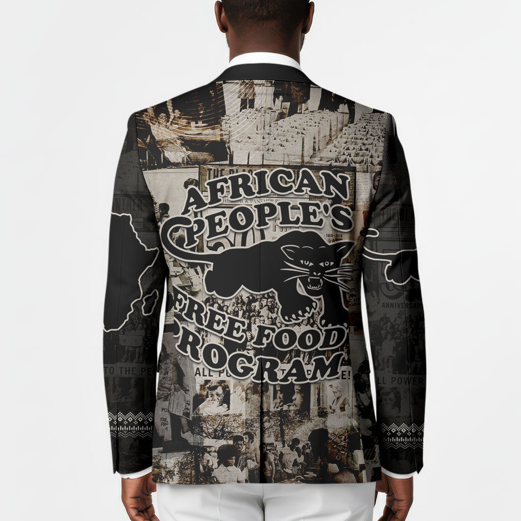 African People's Free Food Program Blazer Black Panther Newspaper Collage Black Panther Party