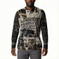 African People's Free Food Program Button Sweatshirt Black Panther Newspaper Collage Black Panther Party