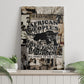African People's Free Food Program Canvas Wall Art Black Panther Newspaper Collage Black Panther Party