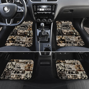 African People's Free Food Program Car Mats Black Panther Newspaper Collage Black Panther Party