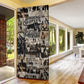 African People's Free Food Program Door Cover Black Panther Newspaper Collage Black Panther Party