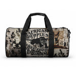 African People's Free Food Program Duffle Bag Black Panther Newspaper Collage Black Panther Party