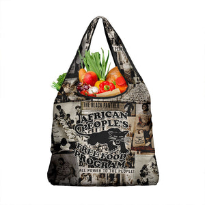 African People's Free Food Program Grocery Bag Black Panther Newspaper Collage Black Panther Party