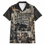 African People's Free Food Program Hawaiian Shirt Black Panther Newspaper Collage Black Panther Party