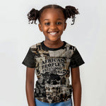 African People's Free Food Program Kid T shirt Black Panther Newspaper Collage Black Panther Party