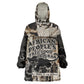 African People's Free Food Program Kid Wearable Blanket Hoodie Black Panther Newspaper Collage Black Panther Party