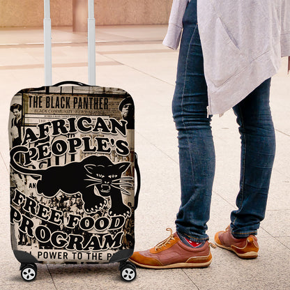 African People's Free Food Program Luggage Cover Black Panther Newspaper Collage Black Panther Party