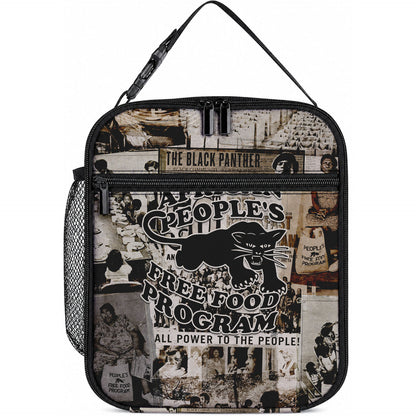 African People's Free Food Program Lunch Bag Black Panther Newspaper Collage Black Panther Party