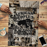African People's Free Food Program Puzzle Black Panther Newspaper Collage Black Panther Party