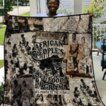 African People's Free Food Program Quilt Black Panther Newspaper Collage Black Panther Party