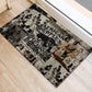 African People's Free Food Program Rubber Doormat Black Panther Newspaper Collage Black Panther Party