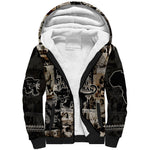 African People's Free Food Program Sherpa Hoodie Black Panther Newspaper Collage Black Panther Party