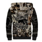 African People's Free Food Program Sherpa Hoodie Black Panther Newspaper Collage Black Panther Party