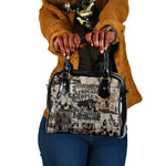 African People's Free Food Program Shoulder Handbag Black Panther Newspaper Collage Black Panther Party