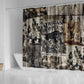 African People's Free Food Program Shower Curtain Black Panther Newspaper Collage Black Panther Party