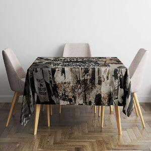 African People's Free Food Program Tablecloth Black Panther Newspaper Collage Black Panther Party
