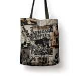 African People's Free Food Program Tote Bag Black Panther Newspaper Collage Black Panther Party