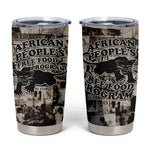 African People's Free Food Program Tumbler Cup Black Panther Newspaper Collage Black Panther Party