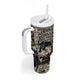 African People's Free Food Program Tumbler With Handle Black Panther Newspaper Collage Black Panther Party