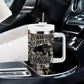 African People's Free Food Program Tumbler With Handle Black Panther Newspaper Collage Black Panther Party