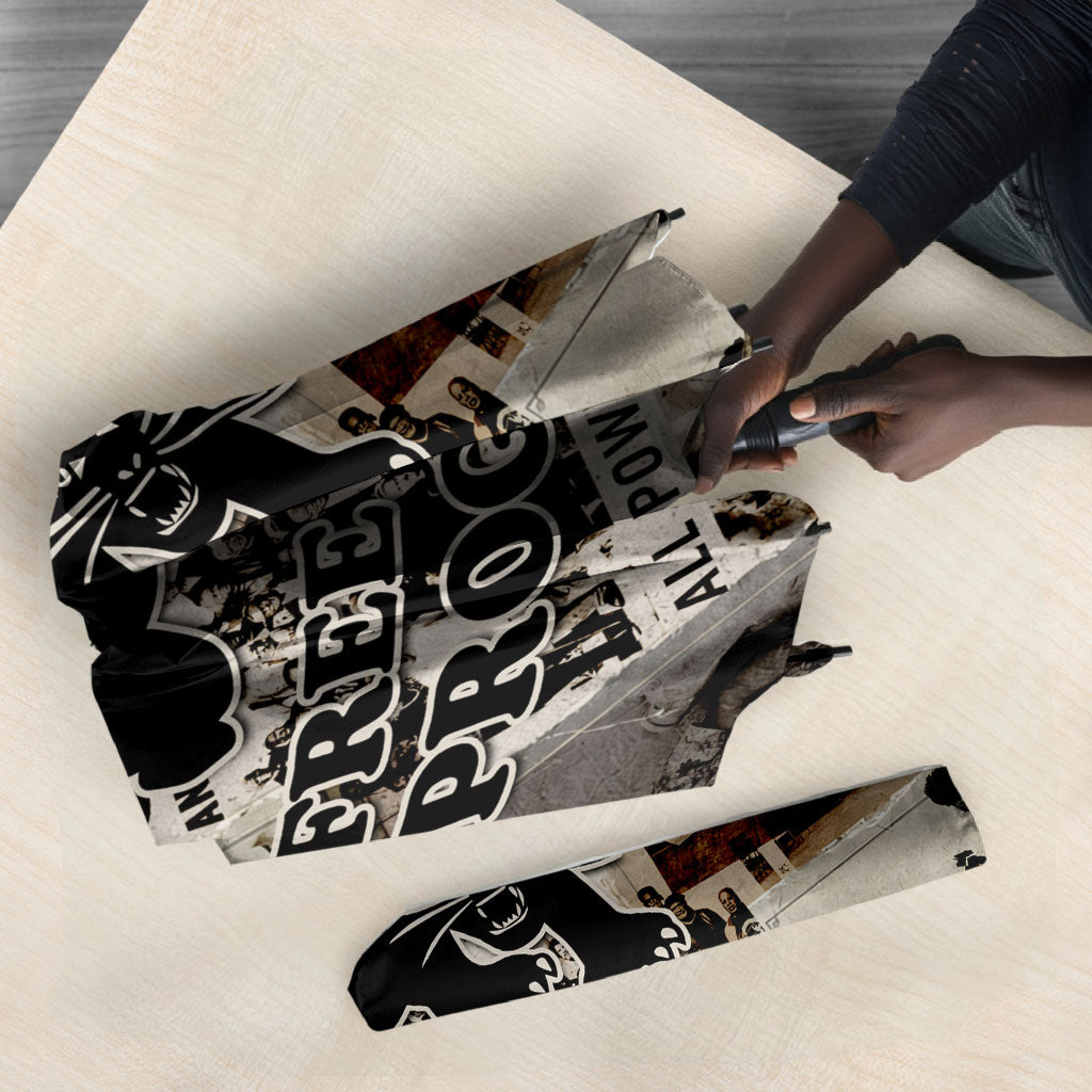 African People's Free Food Program Umbrella Black Panther Newspaper Collage Black Panther Party