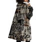 African People's Free Food Program Wearable Blanket Hoodie Black Panther Newspaper Collage Black Panther Party